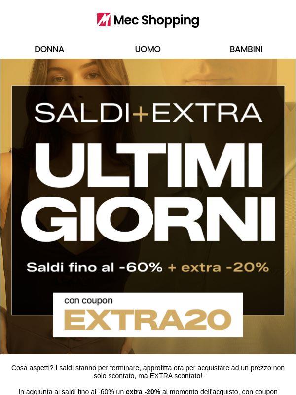 Ultimi saldi, ultimi sconti!