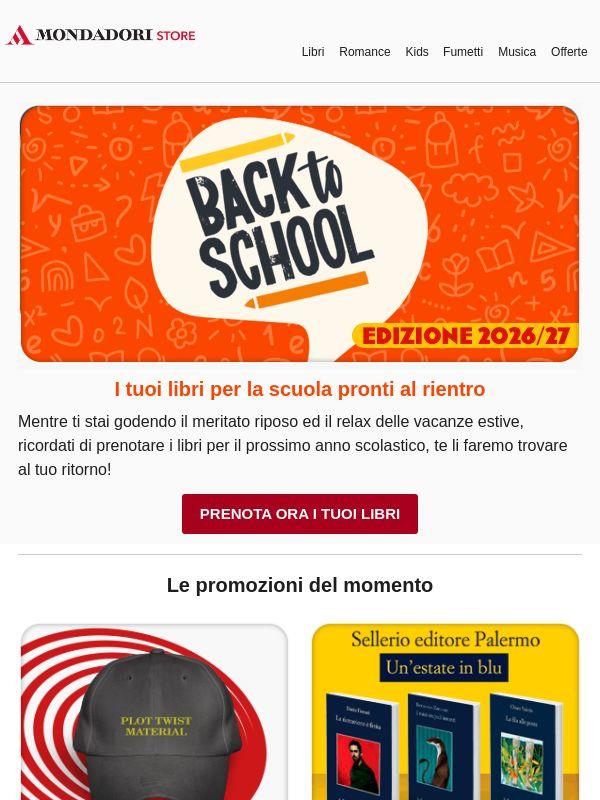 Back to School: hai già ordinato i tuoi libri?