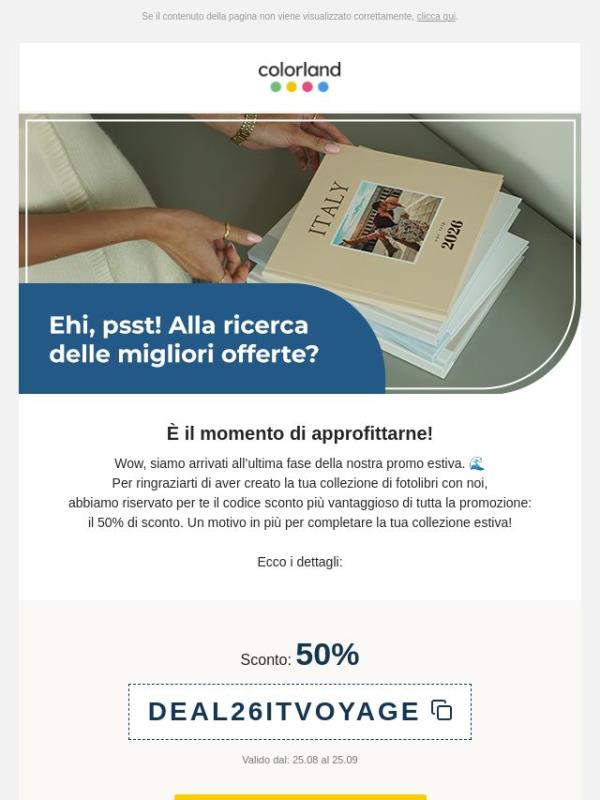 Ci siamo: ti aspetta lo sconto più alto 🏆