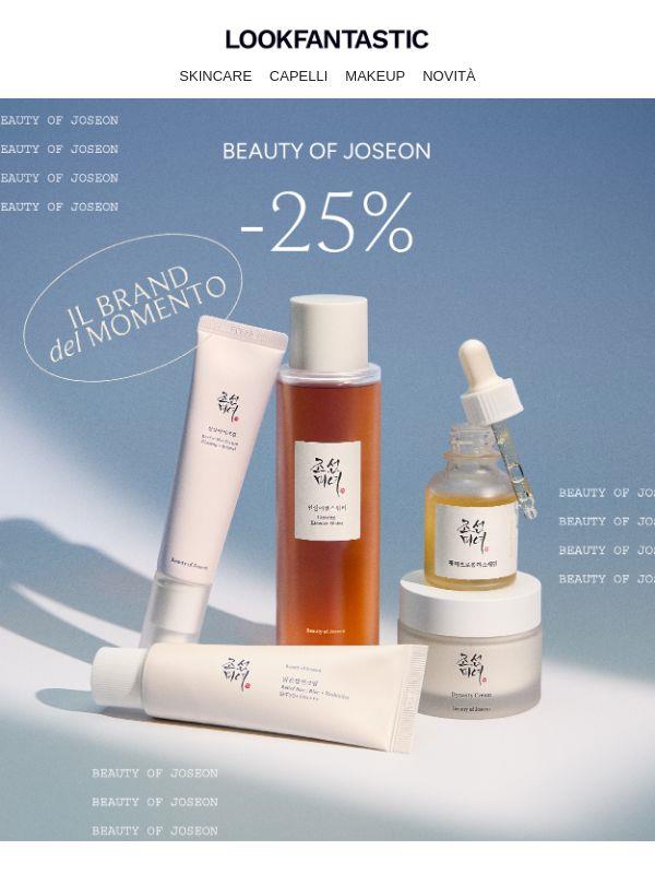 25% di sconto su Beauty of Joseon