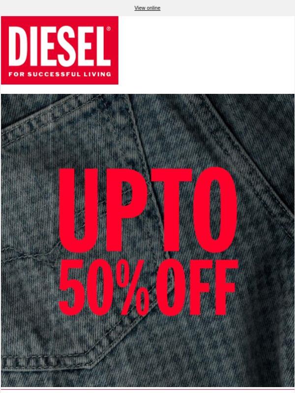 Ultimo weekend. Fino al 50% di sconto.