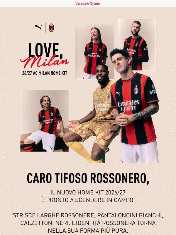 L'Home Kit PUMA x AC Milan è pronto a scendere in campo