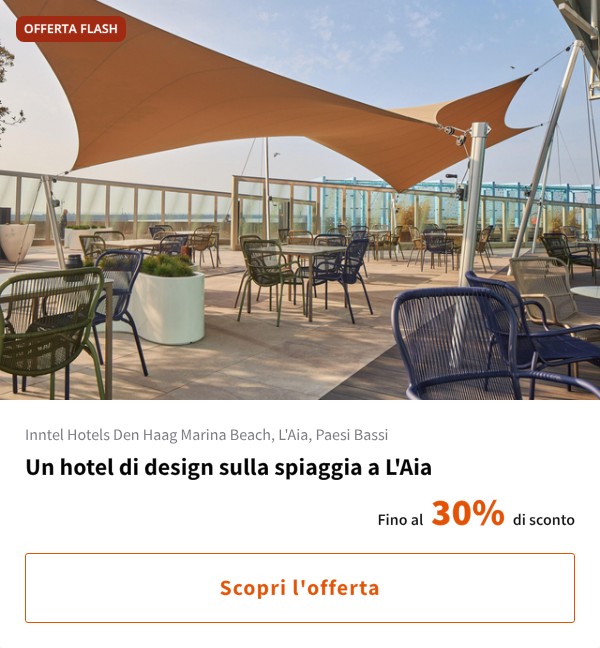 Un hotel di design sulla spiaggia a L'Aia