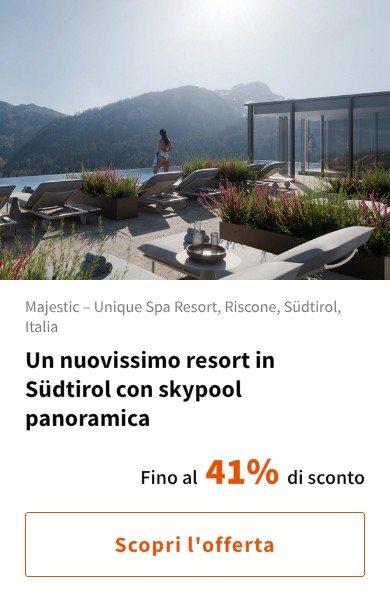Un nuovissimo resort in Südtirol con skypool panoramica
