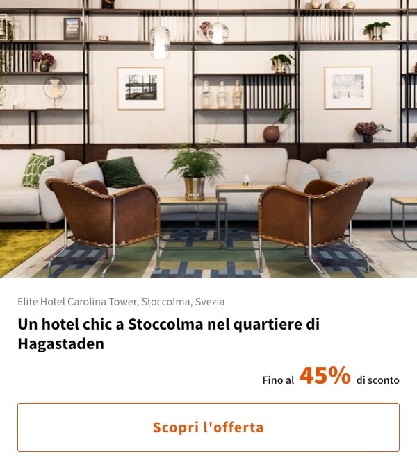 Un hotel chic a Stoccolma nel quartiere di Hagastaden