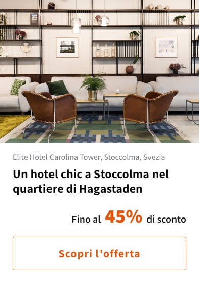 Un hotel chic a Stoccolma nel quartiere di Hagastaden