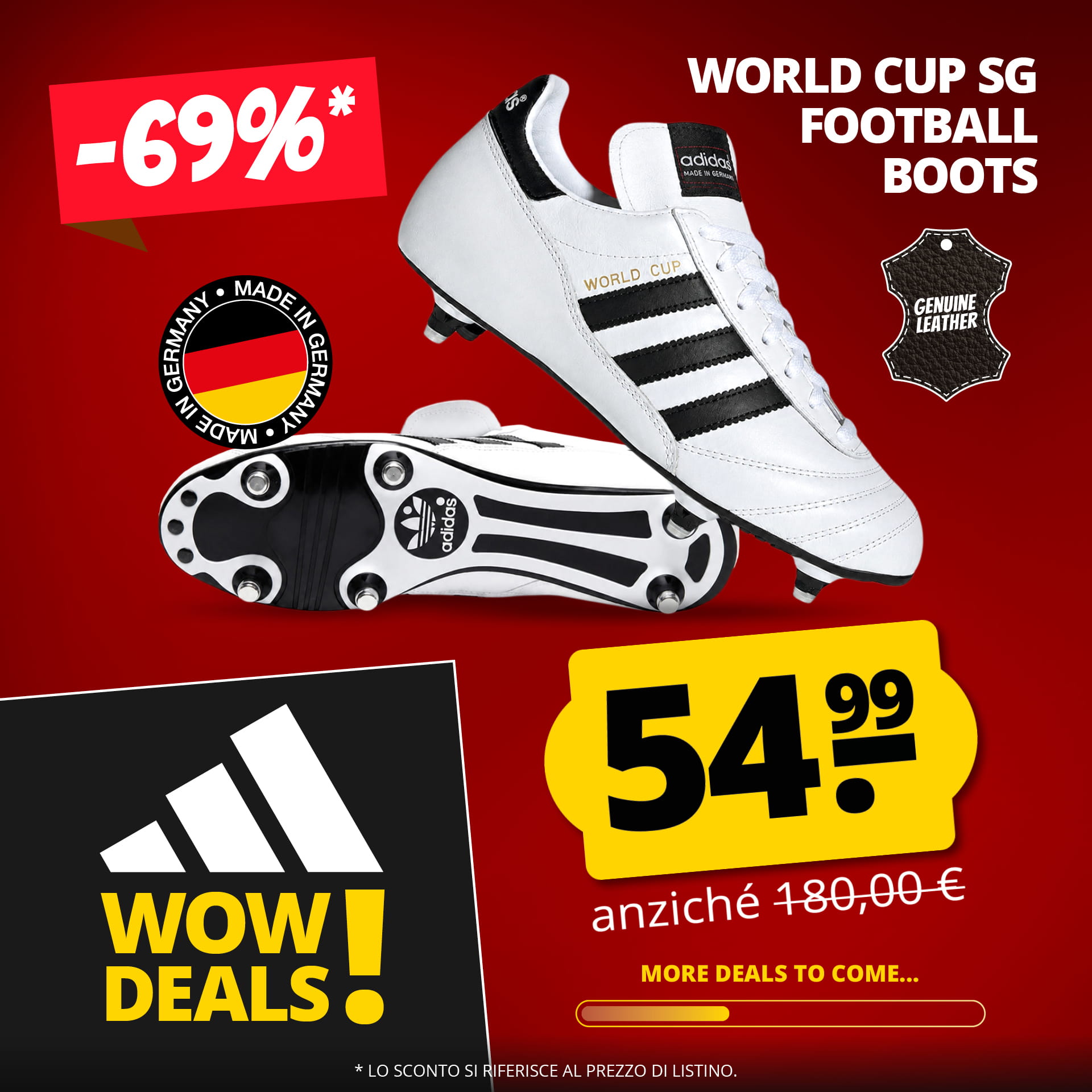 adidas world cup sg prodotto in germania scarpe da calcio