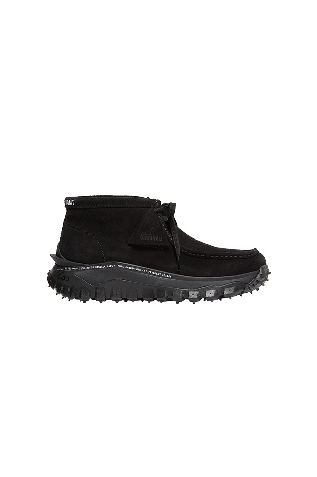 Stivali in pelle scamosciata Moncler x Fragment x Clarks Trailgrip Wallabee GTX
