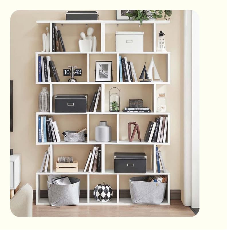  Libreria a 6 Ripiani 