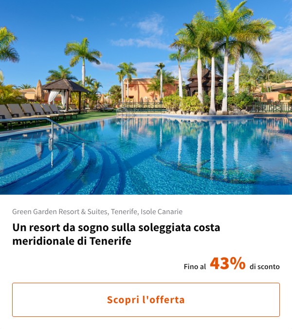 Un resort da sogno sulla soleggiata costa meridionale di Tenerife