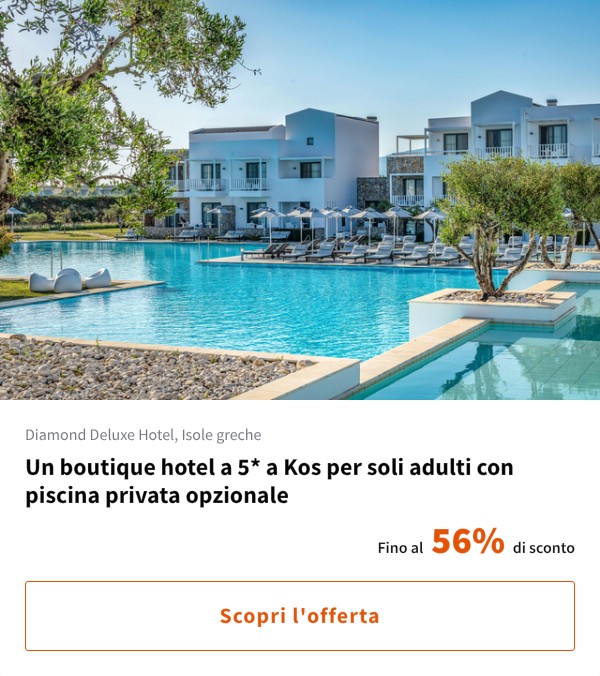 Un boutique hotel a 5* a Kos per soli adulti con piscina privata opzionale