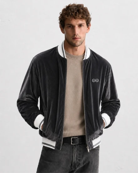 Bomber in Velluto Capricorno