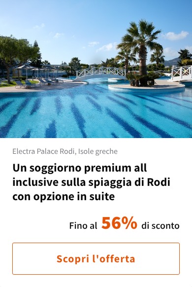 Un soggiorno premium all inclusive sulla spiaggia di Rodi con opzione in suite