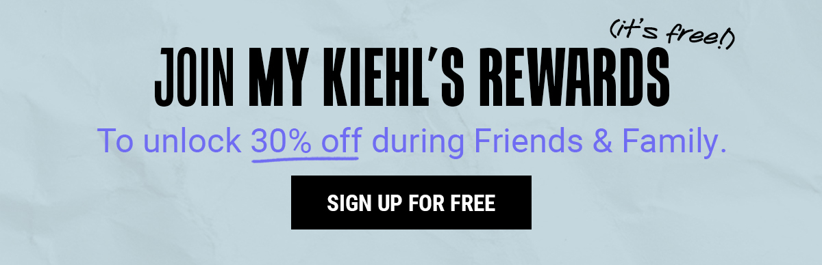 Join my kiehl's rewards