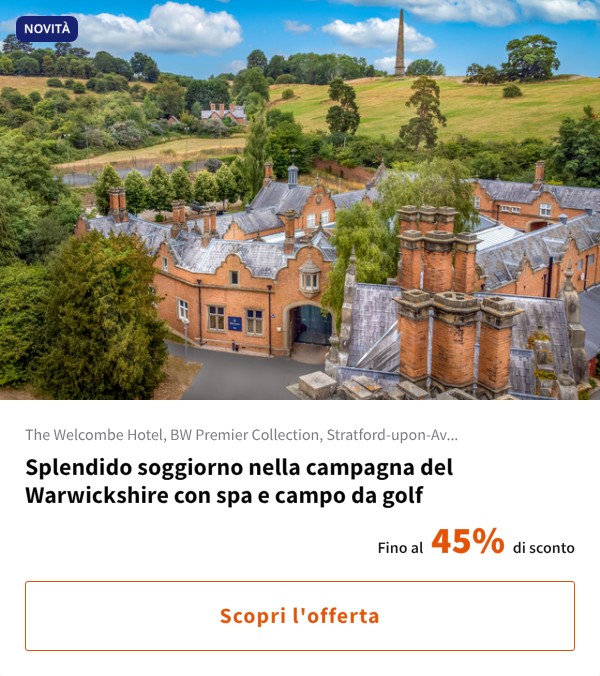 Splendido soggiorno nella campagna del Warwickshire con spa e campo da golf