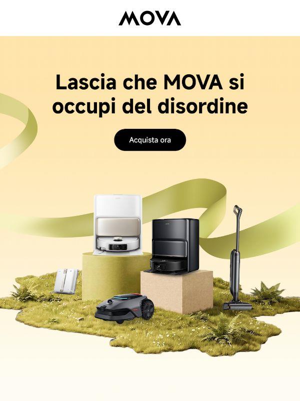 🧹 Di nuovo giornate frenetiche? Lascia che MOVA si occupi del disordine 🫧