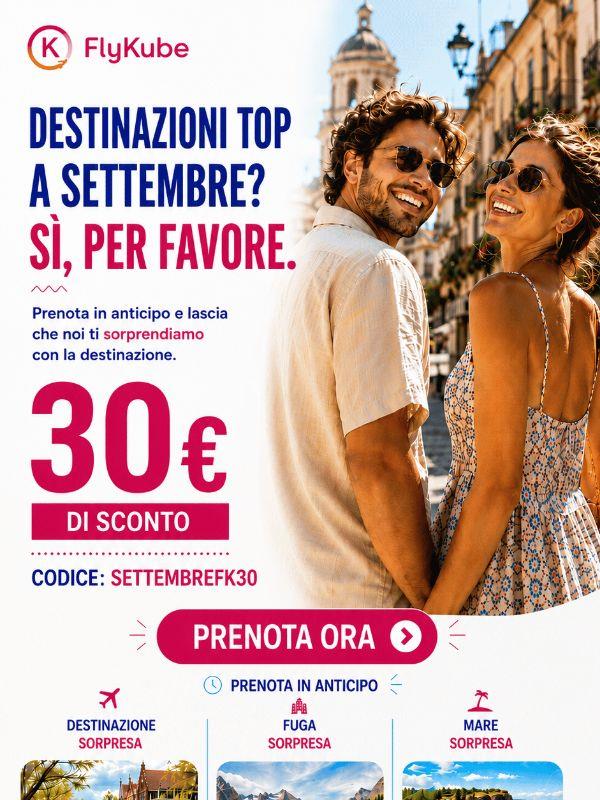 Le destinazioni TOP non finiscono ad agosto