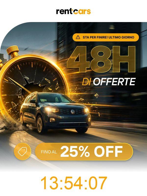 ⏰ Ultime ore: fino al 𝟮𝟱% 𝗢𝗙𝗙
