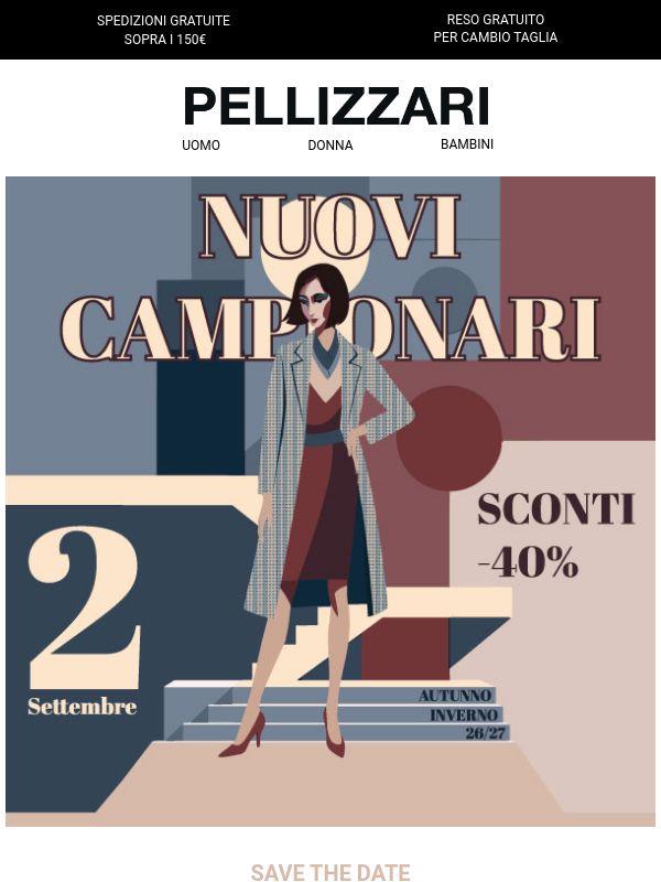 Nuovi Campionari, in negozio dal 2 Settembre