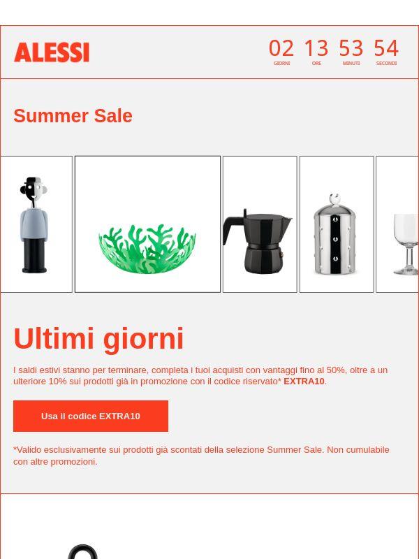 Ultimi giorni di Summer Sale