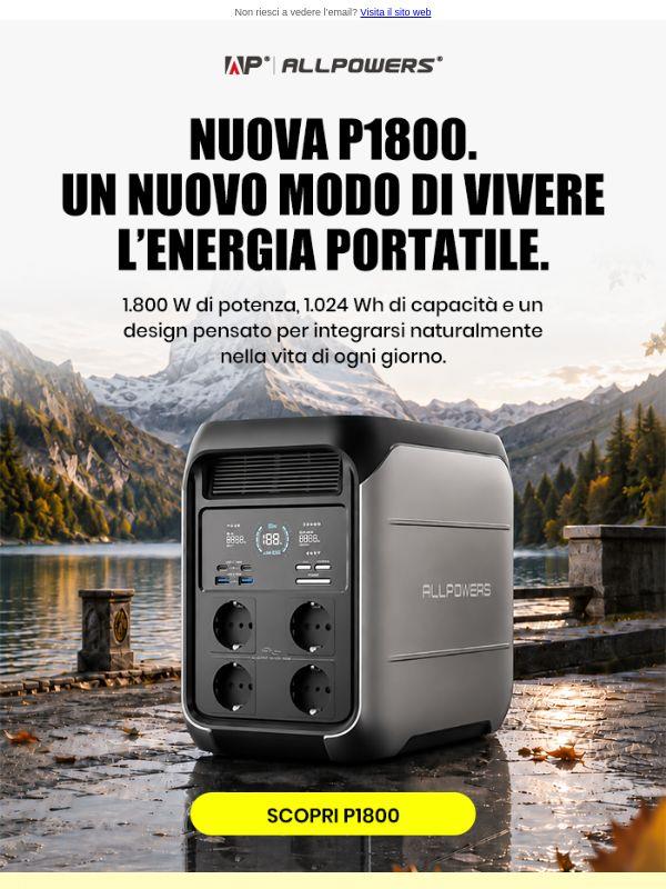 Nuova P1800. Un design che cambia l’esperienza.