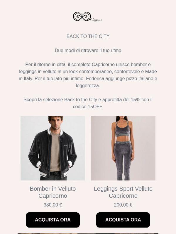 Back to the City: scopri Capricorno e Federica