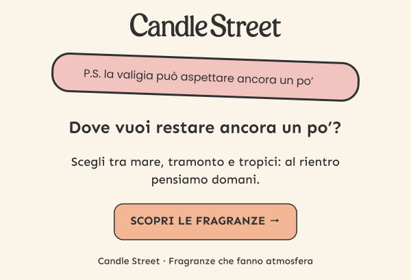 Scopri le fragranze Candle Street
