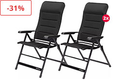 Sedie pieghevoli Tesino XL 2 pezzi