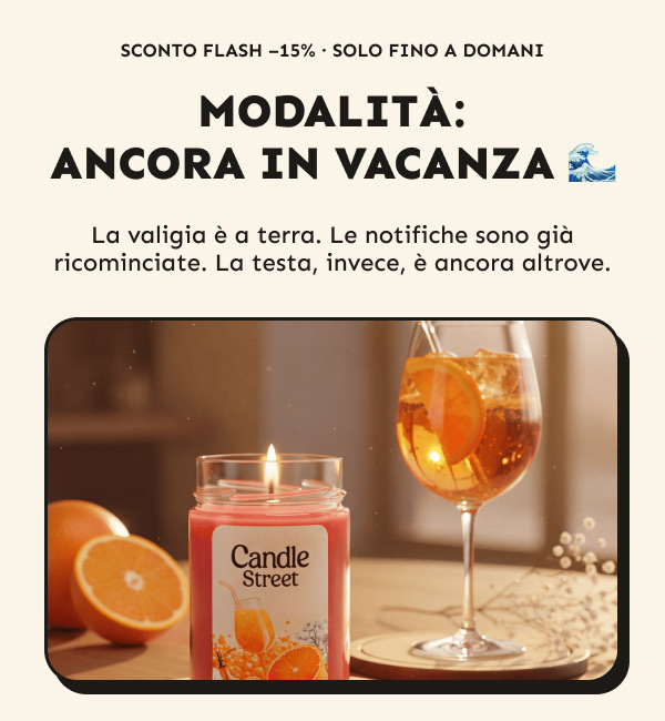 Sconto flash meno 15 per cento: modalità ancora in vacanza