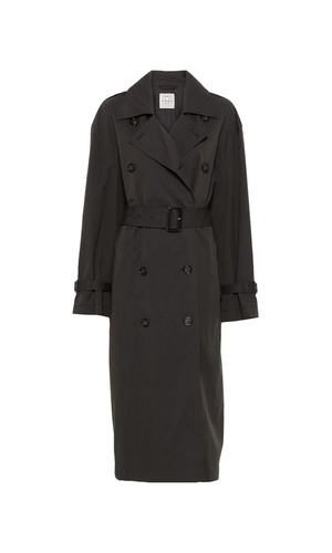 Cotton blend trench coat