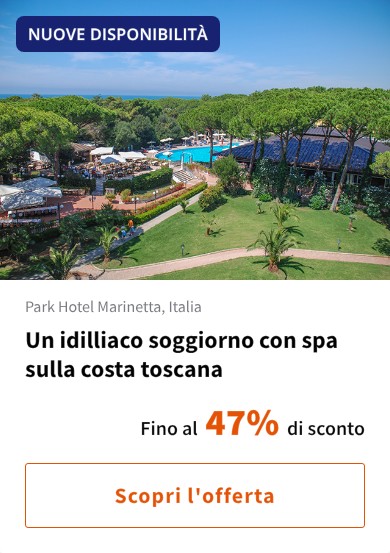 Un idilliaco soggiorno con spa sulla costa toscana