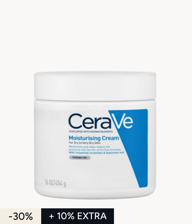 CeraVe Crema Idratante con Ceramidi per Pelli da Secche a Molto Secche 454 g