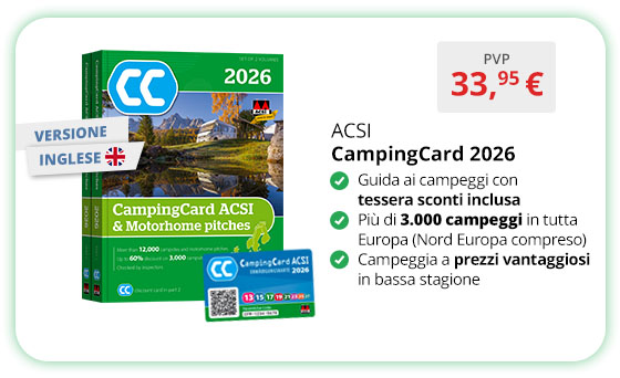 Guida ai campeggi ACSI 2026 Lingua Inglese