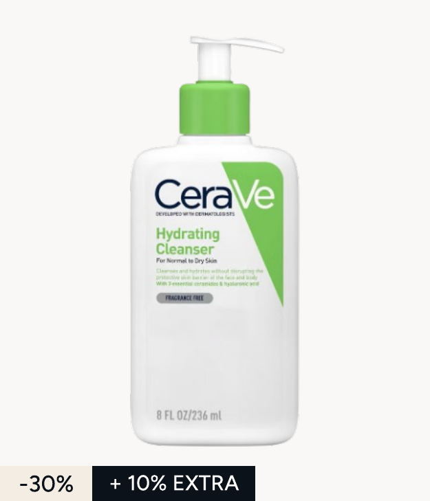 CeraVe Detergente Idratante con Acido Ialuronico per Pelle da Normale a Secca 236 ml
