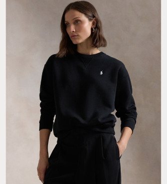 Maglione in pile nero