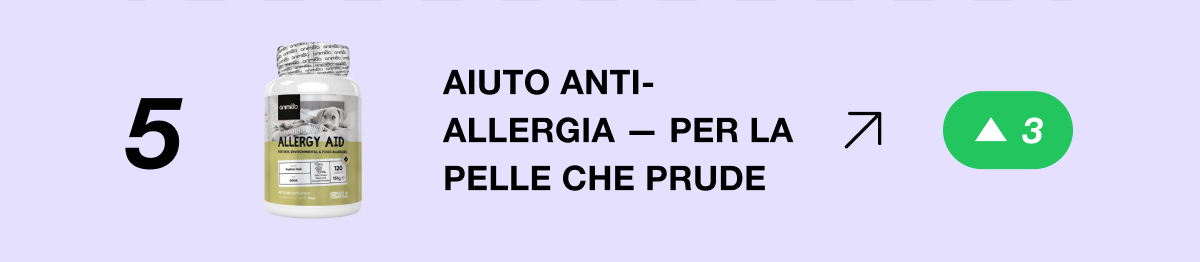 Aiuto anti-allergia — per la pelle che prude