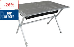 Tavolo con piano arrotolabile Berger Nera