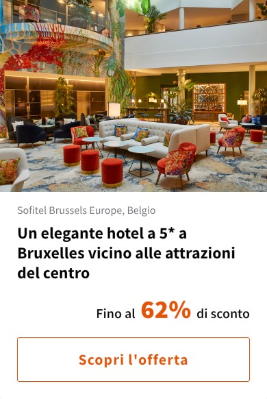 Un elegante hotel a 5* a Bruxelles vicino alle attrazioni del centro