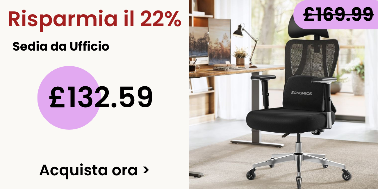 Sedia da Ufficio Ergonomica Gaming