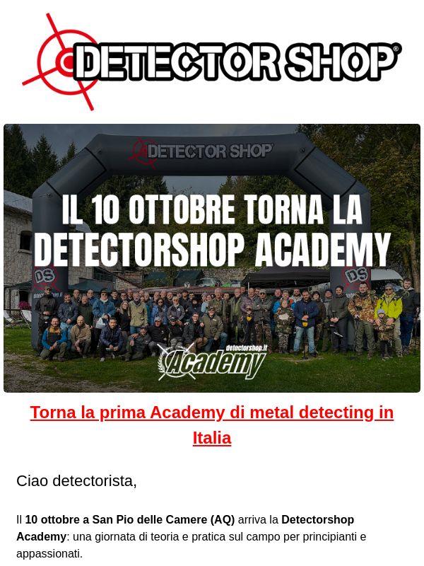 Torna la Detectorshop Academy