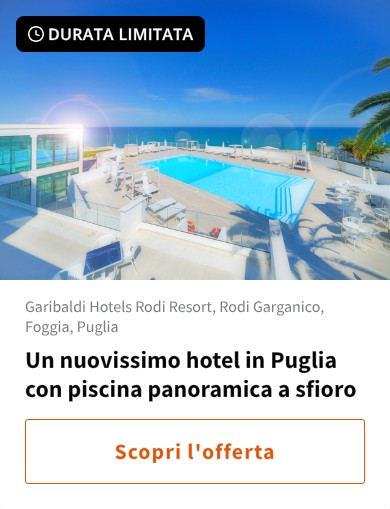 Un nuovissimo hotel in Puglia con piscina panoramica a sfioro