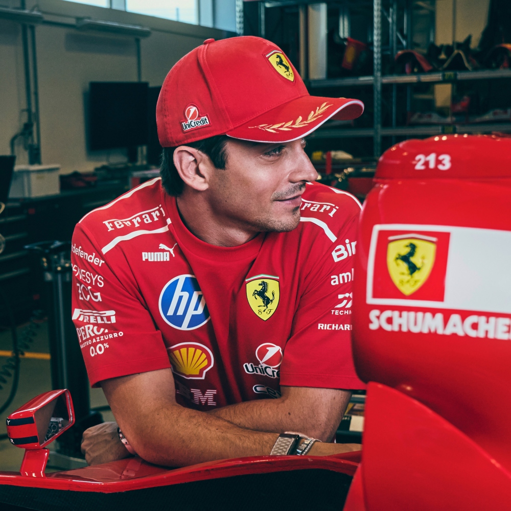 Leclerc Monza Special T-shirt and cap