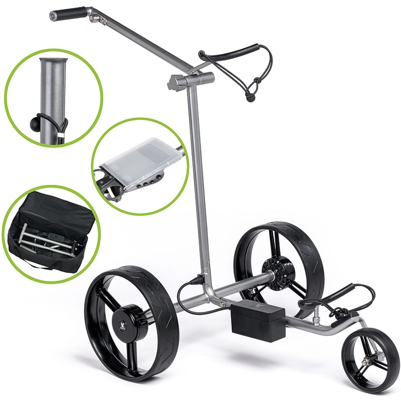 Carrello elettrico in titanio