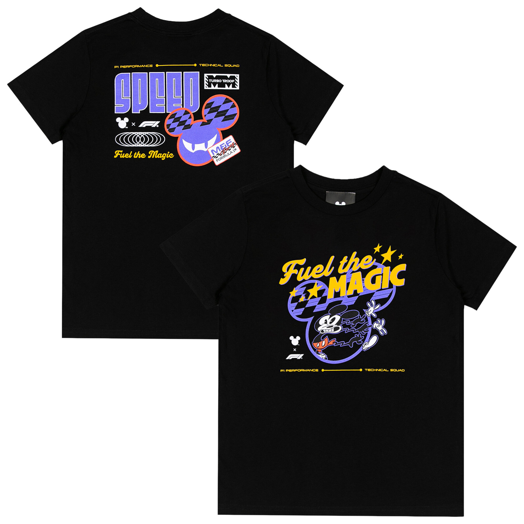 Maglietta Formula 1 X Disney - Nera - Bambini