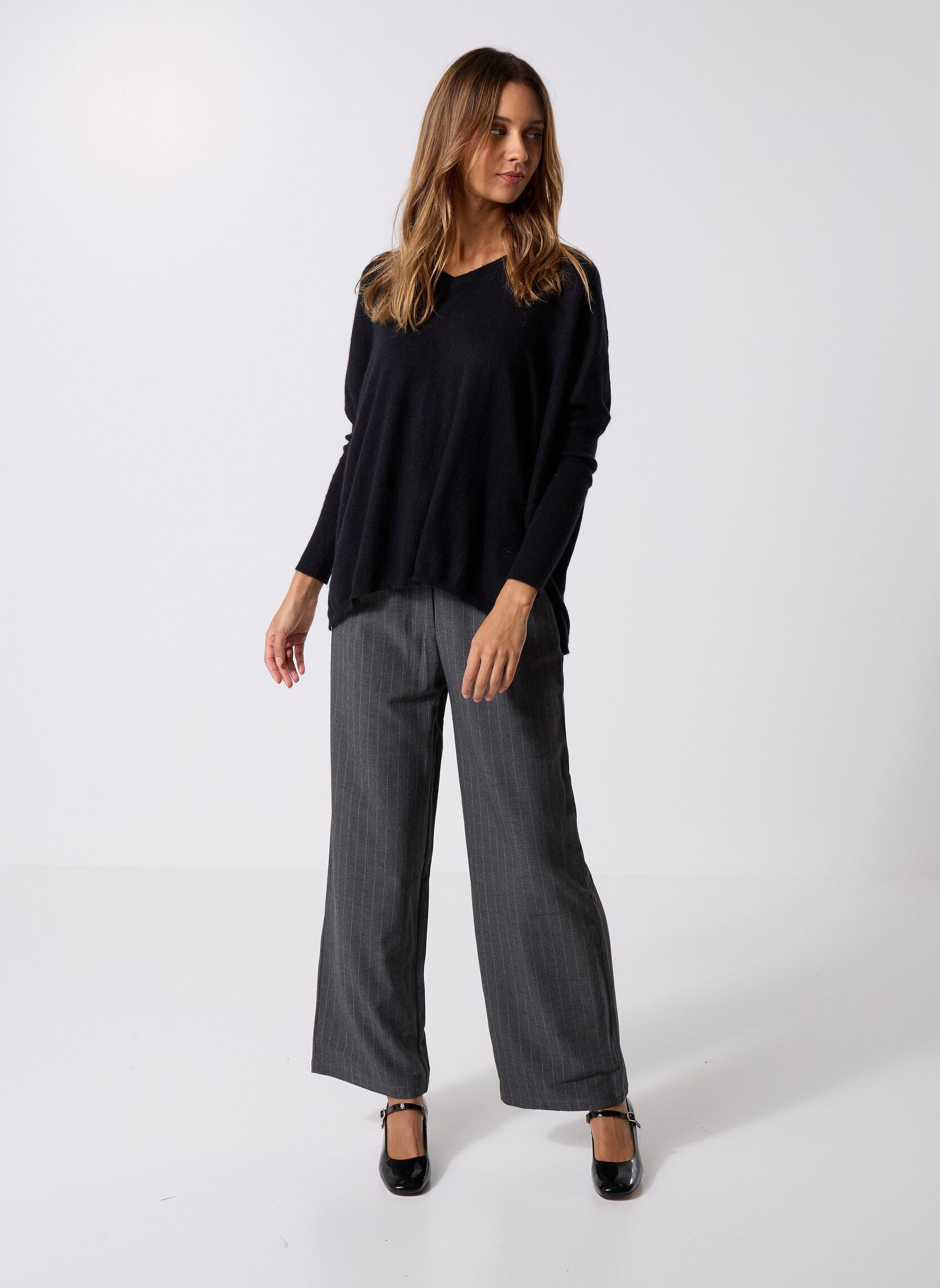 ARTLOVE Pantaloni larghi Flamine 78810 donna grigio