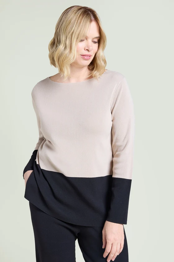 MAGLIA COLOR BLOCK