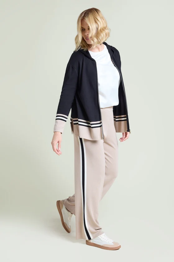 PANTALONI PULL-ON IN MAGLIA CON BANDE