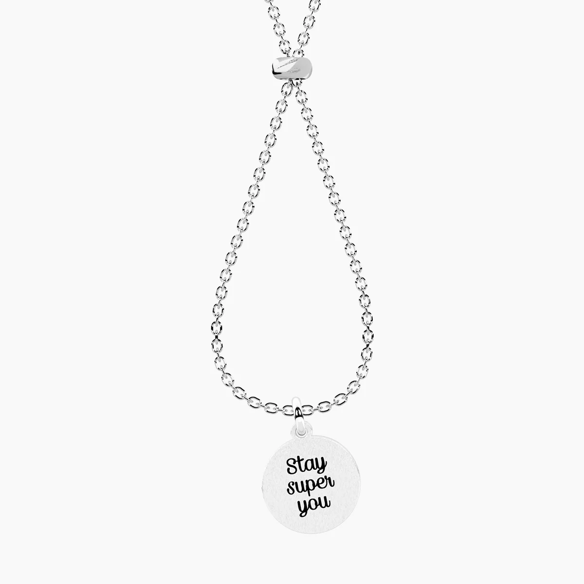 Image of Collana INTRECCIO e ciondolo STAY SUPER YOU