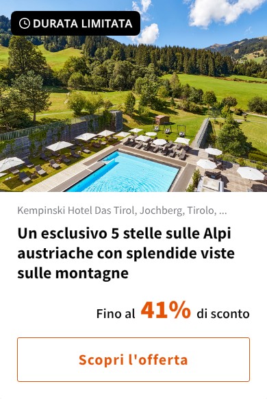 Un esclusivo 5 stelle sulle Alpi austriache con splendide viste sulle montagne