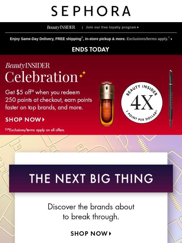 Take a closer look—select beauty is 50% off 👀